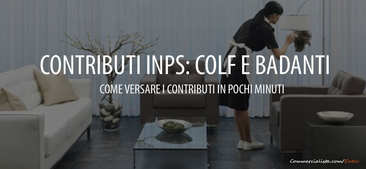 contributi inps colf badanti