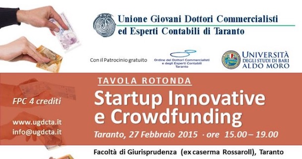 Tavola rotonda Startup Innovative e Crowdfunding