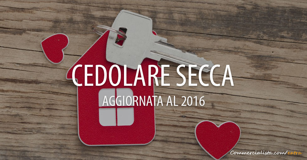 cedolare secca 2016