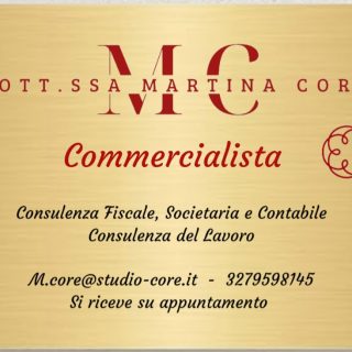 Dott.ssa Core Martina - Commercialista